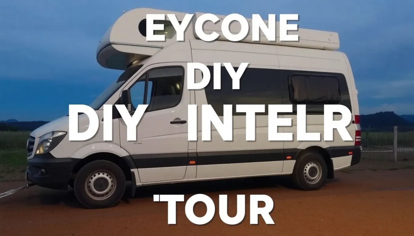 Conversión de furgoneta Sprinter en camper DIY Van Tour