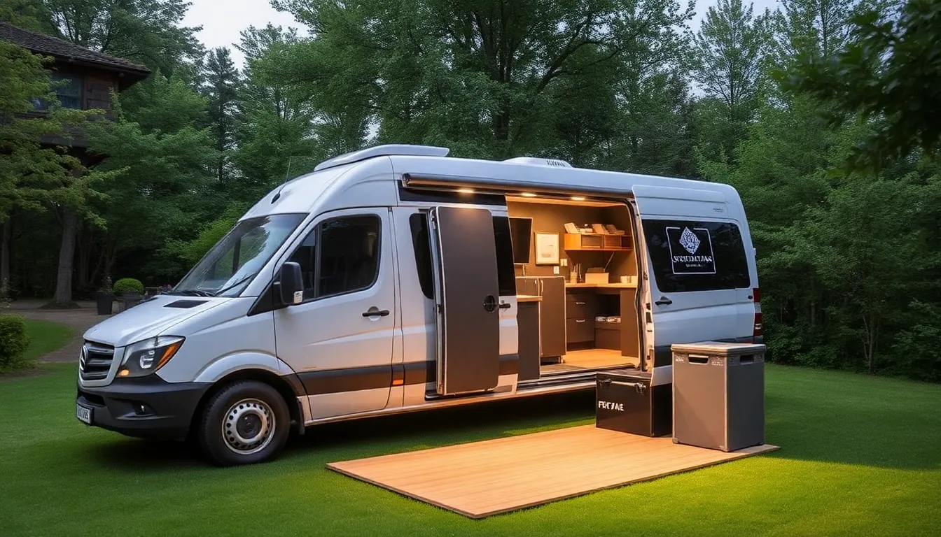 Opciones de portaequipajes para furgonetas camper Sprinter